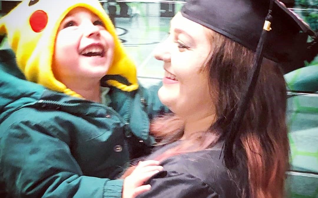 Kaitlyn with son