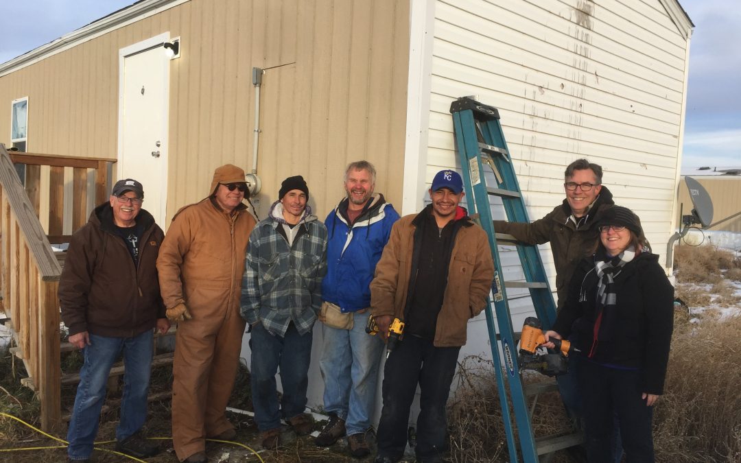 volunteers smiling